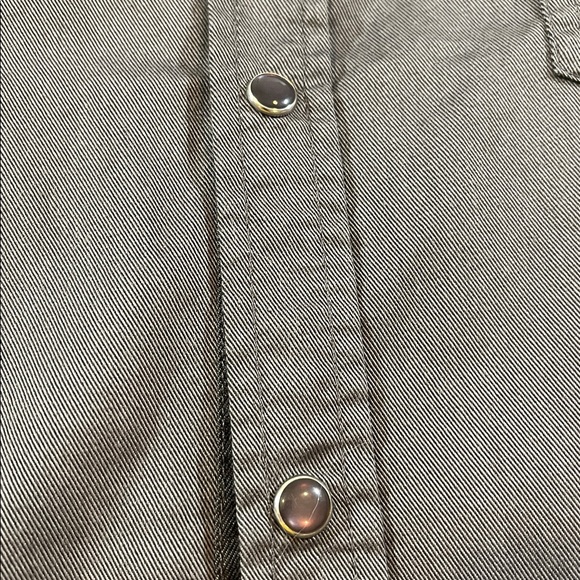 Men’s Outlander Charcoal Casual Button Down Shirt S - Picture 6 of 9